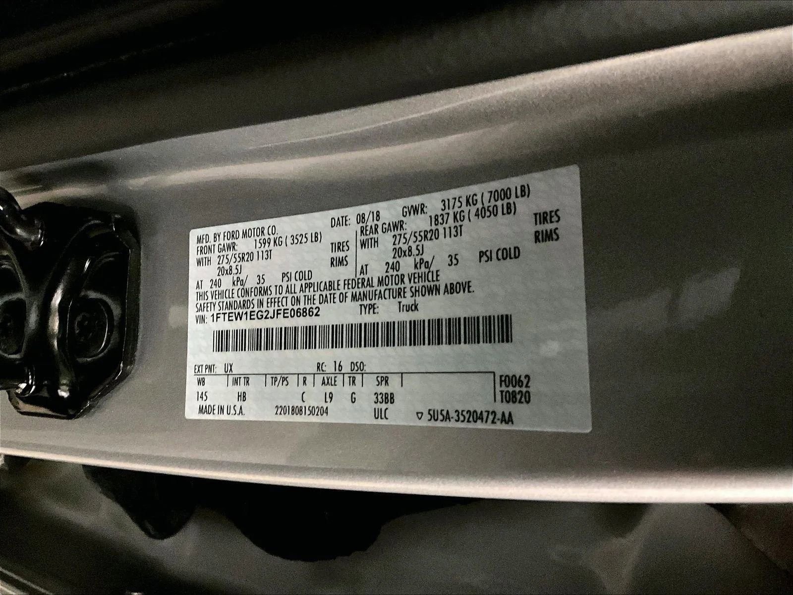 Certified 2018 Ford F150 Lariat image 33