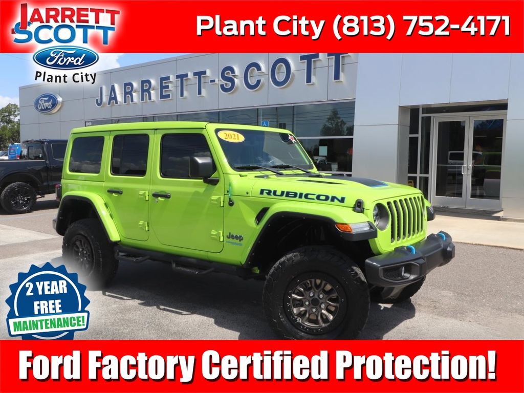 Used 2021 Jeep Wrangler Unlimited Rubicon 4xe w/ Cold Weather Group