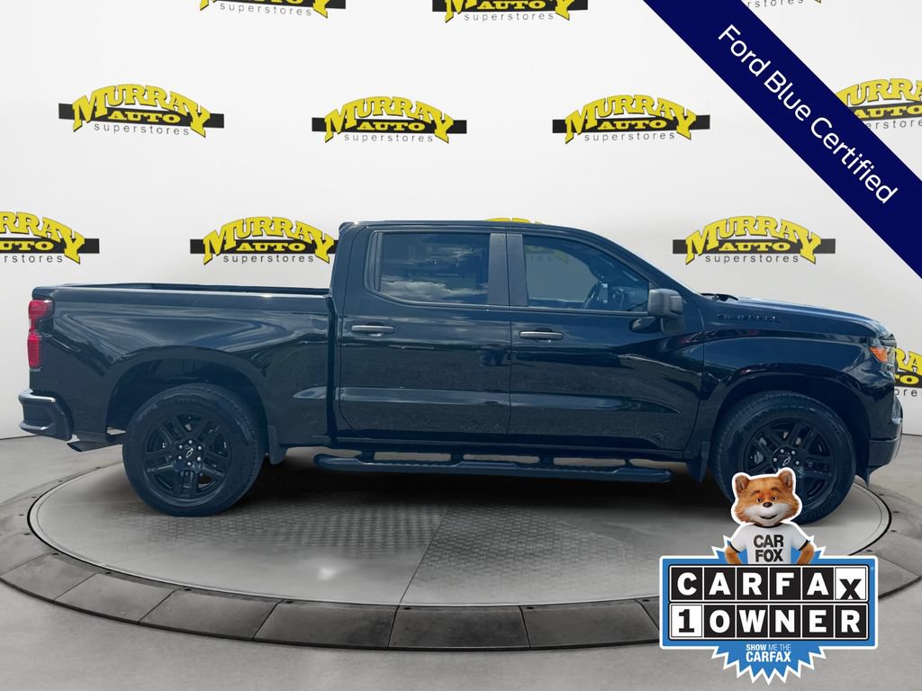 Used 2024 Chevrolet Silverado 1500 Custom w/ Turbomax Blackout Package RWD image 8