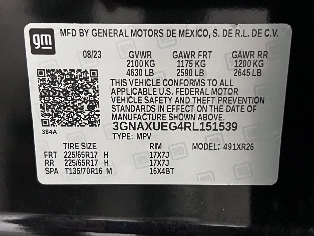 Used 2024 Chevrolet Equinox LT w/ LPO, Floor Liner Package AWD/4WD image 27