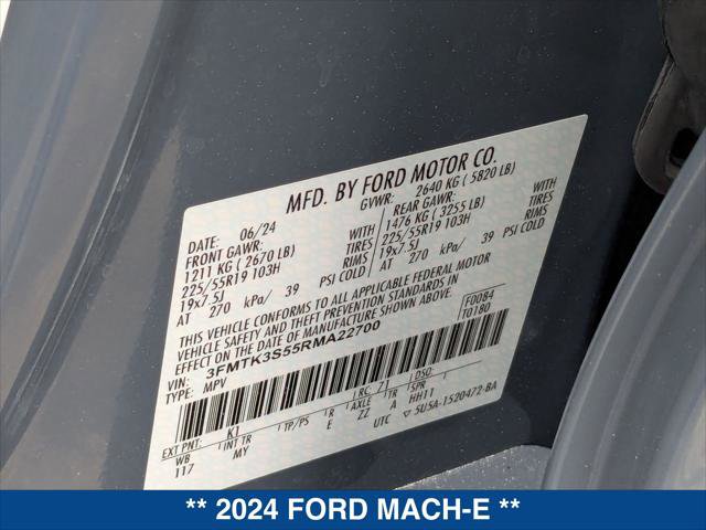 Certified 2024 Ford Mustang Mach-E Premium AWD/4WD image 24