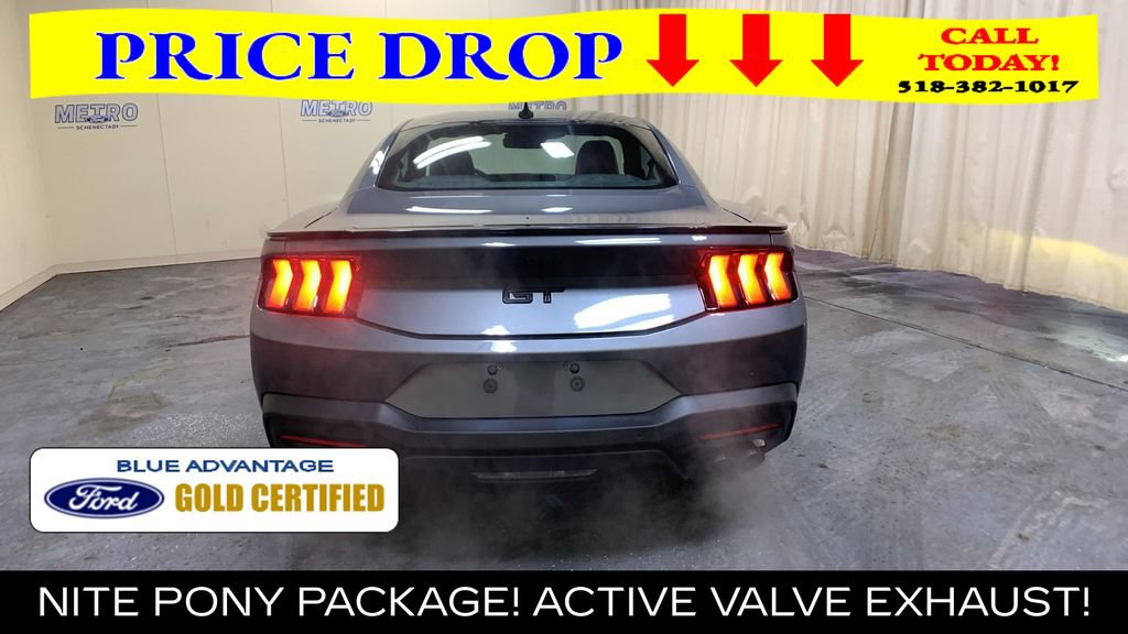 Certified 2025 Ford Mustang GT Premium w/ Mustang Nite Pony Package RWD image 4