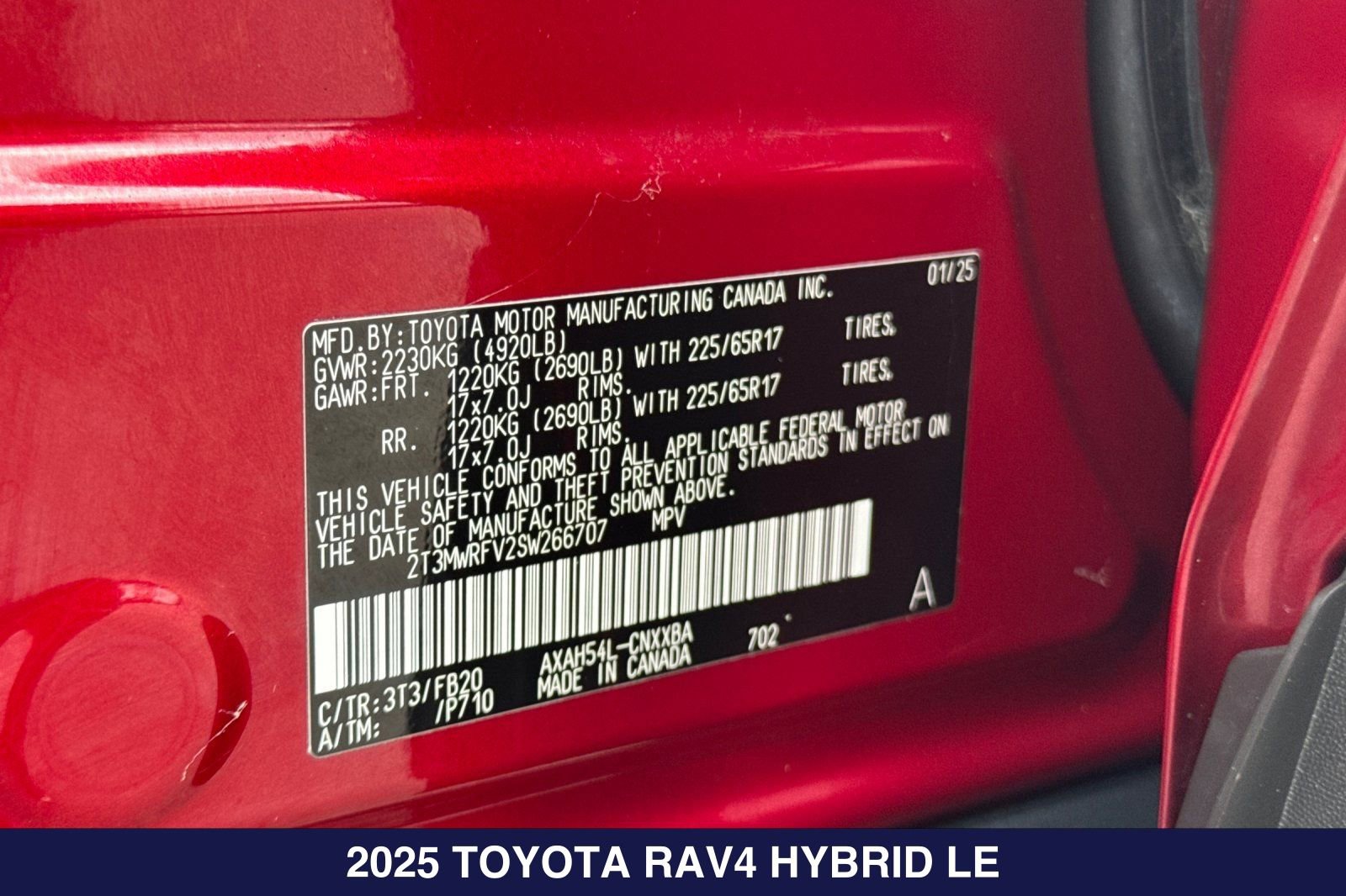Used 2025 Toyota RAV4 LE AWD/4WD image 31