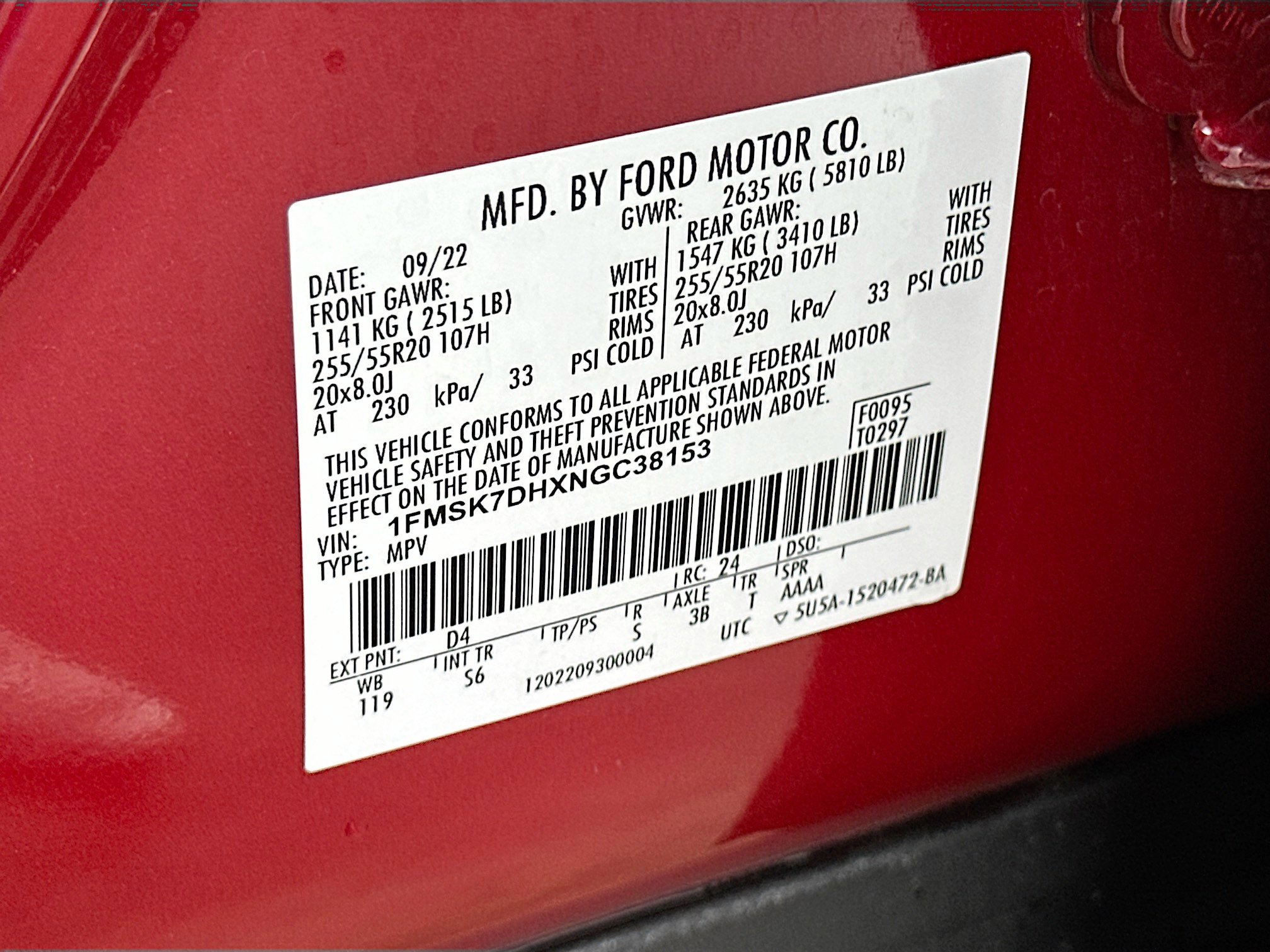 Certified 2022 Ford Explorer XLT w/ Equipment Group 202A RWD image 32