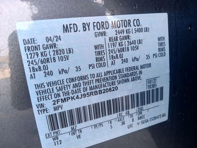 Certified 2024 Ford Edge SEL AWD/4WD image 31