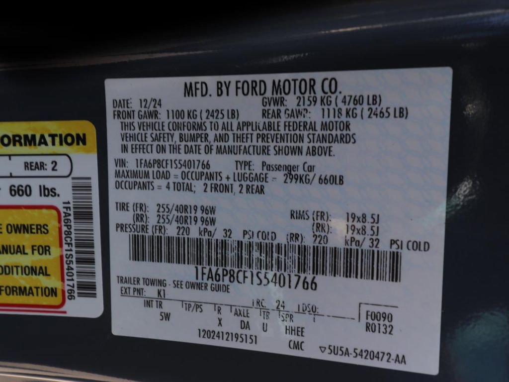 Certified 2025 Ford Mustang GT Premium RWD image 24