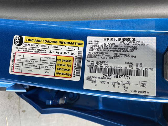 Certified 2020 Ford Fusion SE AWD/4WD image 40