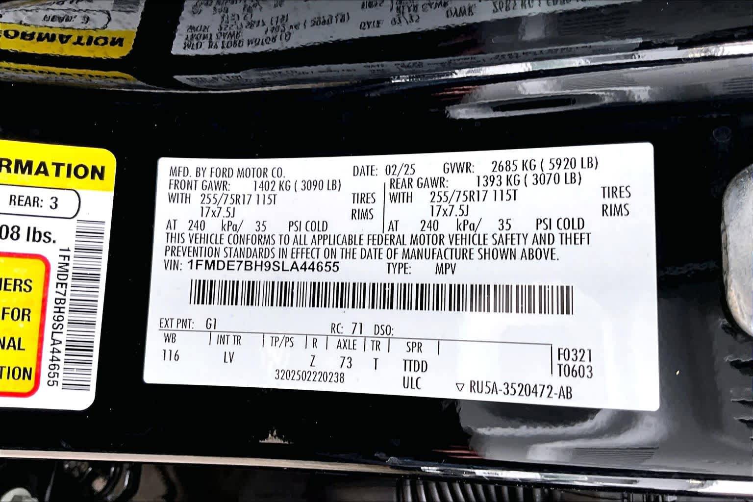 Certified 2025 Ford Bronco Big Bend AWD/4WD image 34
