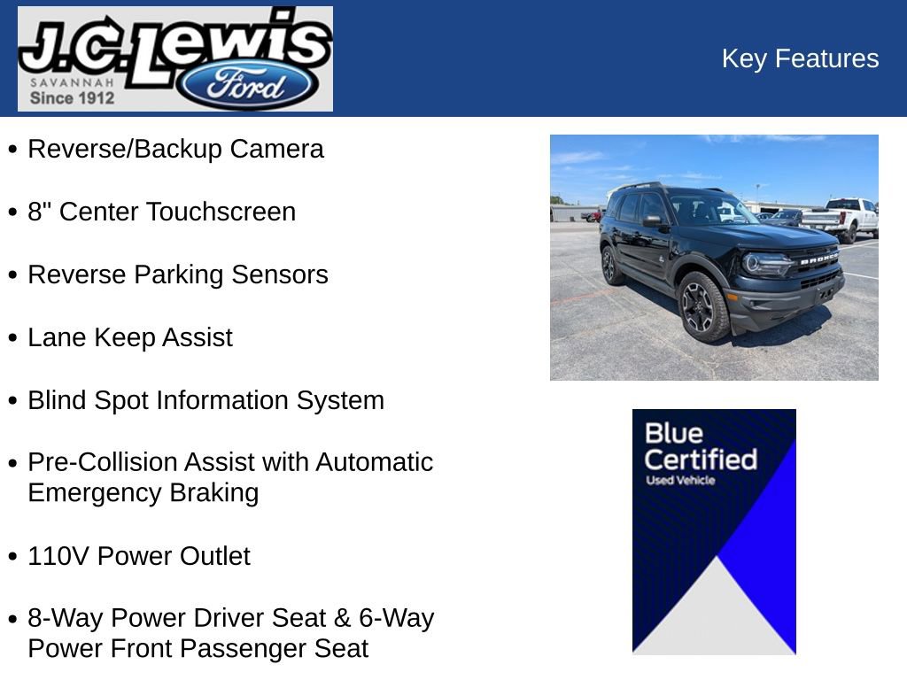 Certified 2021 Ford Bronco Sport Outer Banks AWD/4WD image 27