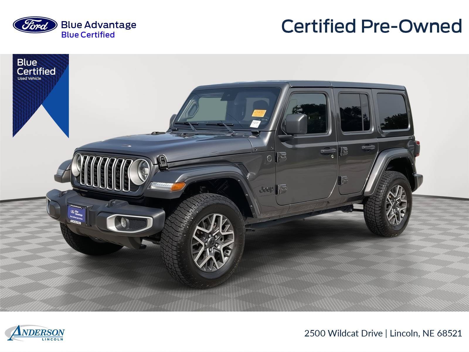 Used 2025 Jeep Wrangler Unlimited Sahara AWD/4WD image 1