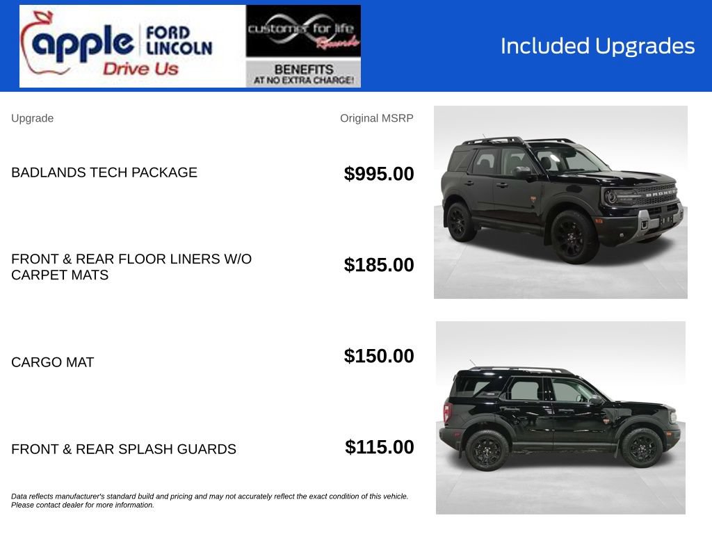 Certified 2025 Ford Bronco Sport Badlands w/ Badlands Tech Package AWD/4WD image 4