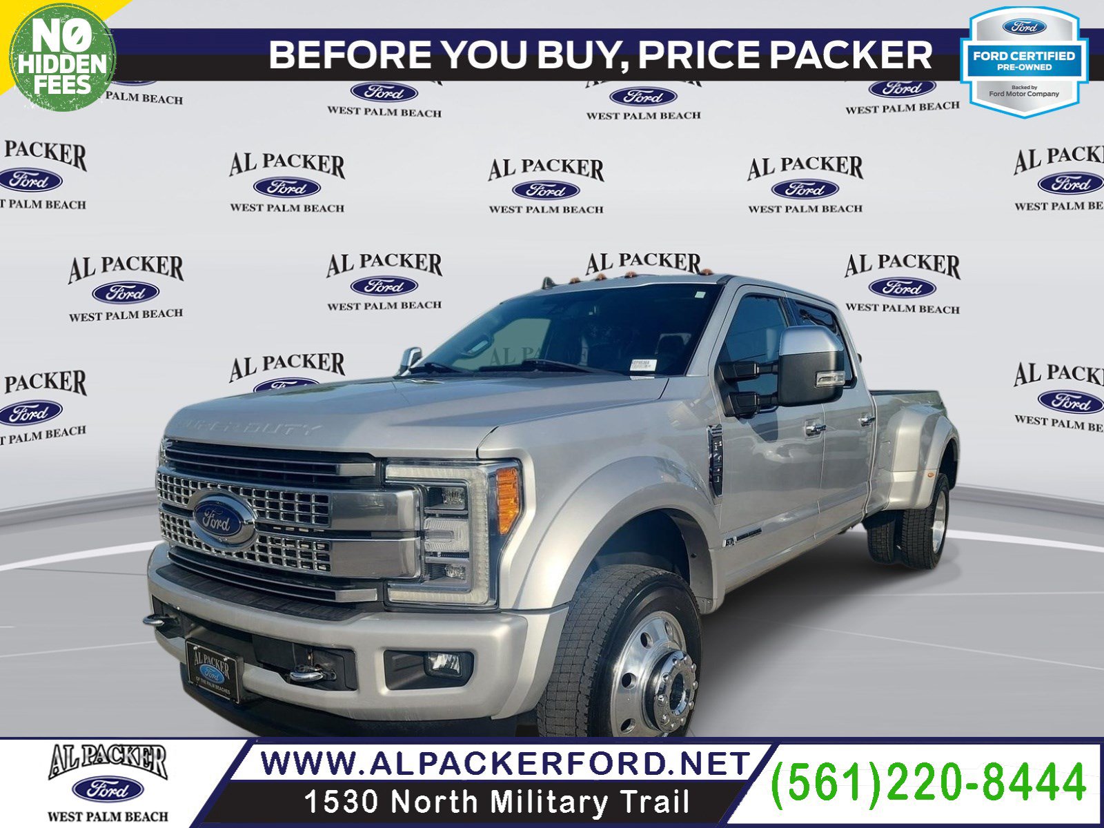 Certified 2019 Ford F450 Platinum w/ Platinum Ultimate Package