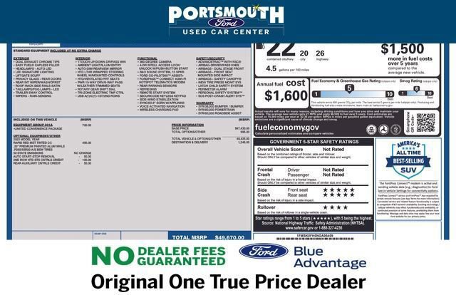Certified 2022 Ford Explorer Limited w/ Equipment Group 301A image 35