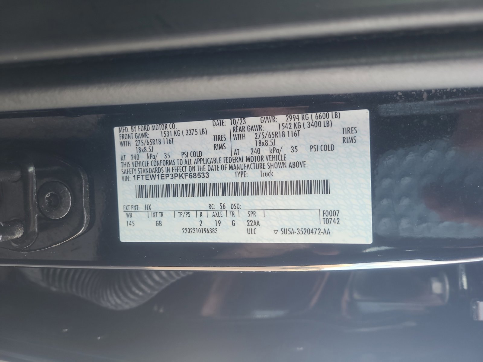 Certified 2023 Ford F150 XL w/ STX Appearance Package image 25