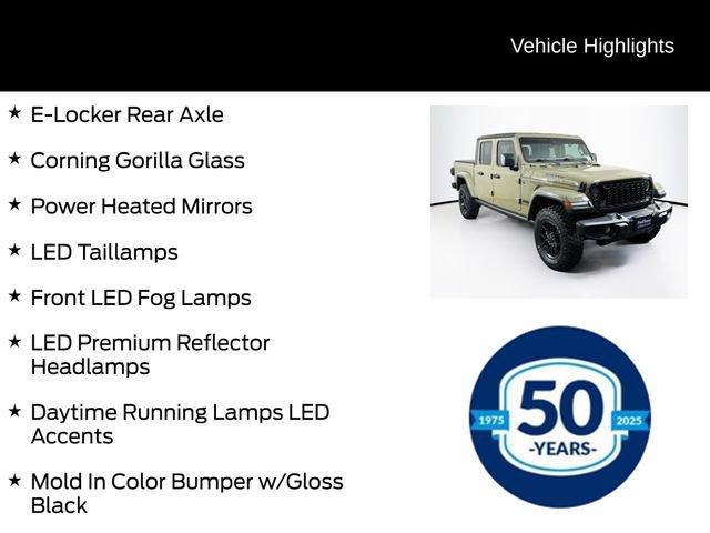 Used 2025 Jeep Gladiator Sport AWD/4WD image 21