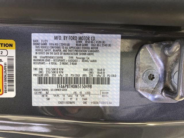 Certified 2021 Ford Mustang Premium w/ Equipment Group 201A image 34