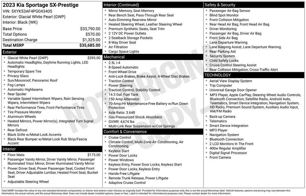 Used 2023 Kia Sportage SX FWD image 38