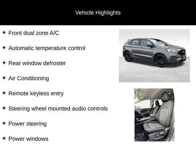 Certified 2024 Ford Edge SE w/ Black Appearance Package image 25