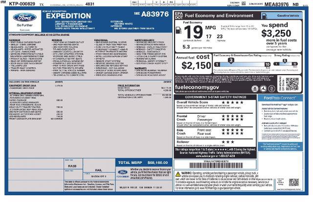 Certified 2021 Ford Expedition Limited RWD image 40