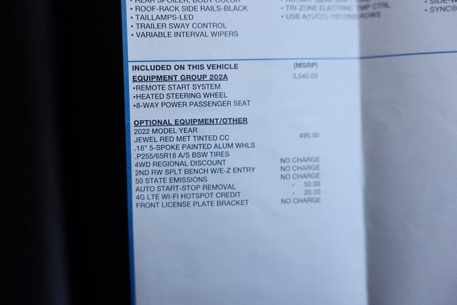 Certified 2022 Ford Explorer XLT w/ Equipment Group 202A AWD/4WD image 39