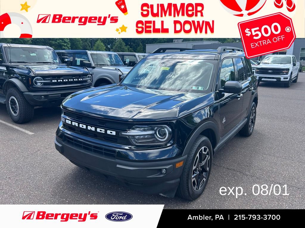 Certified 2023 Ford Bronco Sport Outer Banks w/ Tech Package
