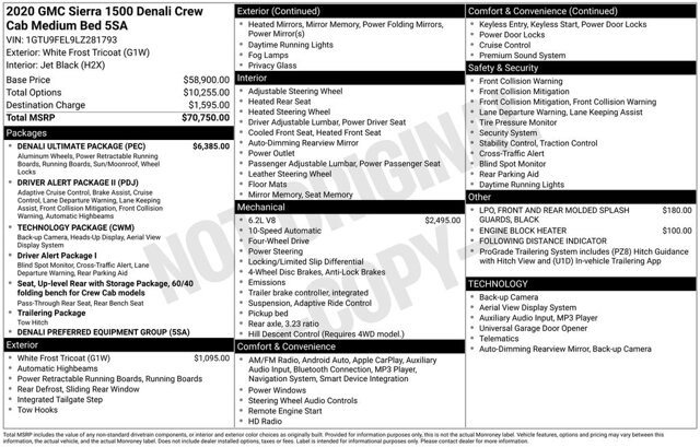 Used 2020 GMC Sierra 1500 Denali w/ Denali Ultimate Package image 2