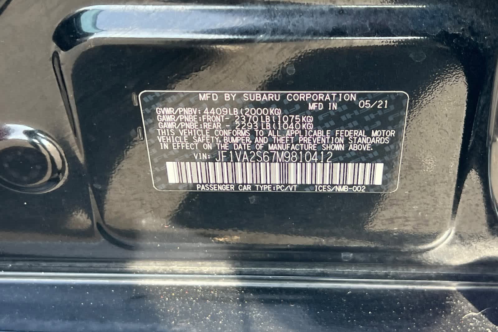 Used 2021 Subaru WRX STI image 29