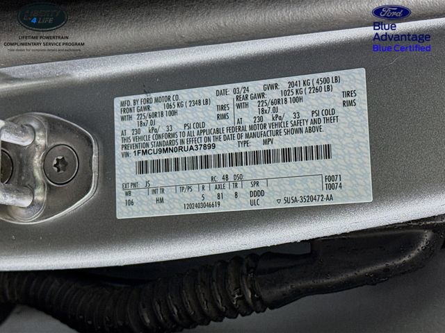 Certified 2024 Ford Escape ST-Line w/ Tech Pack #1 image 34