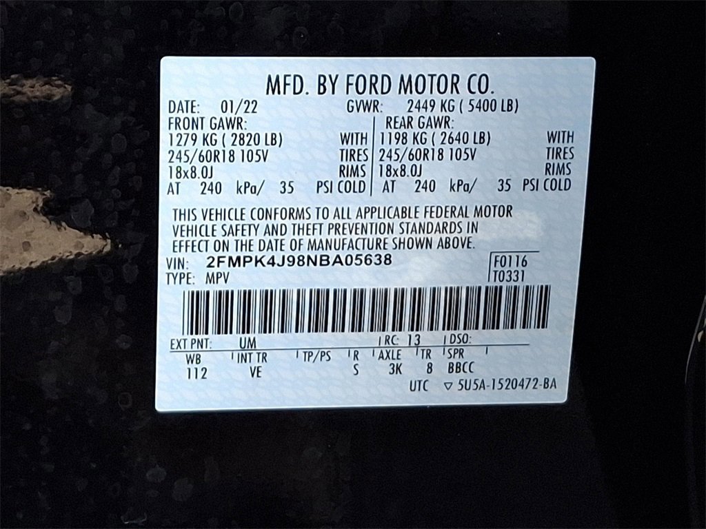 Certified 2022 Ford Edge SEL w/ Convenience Package image 28