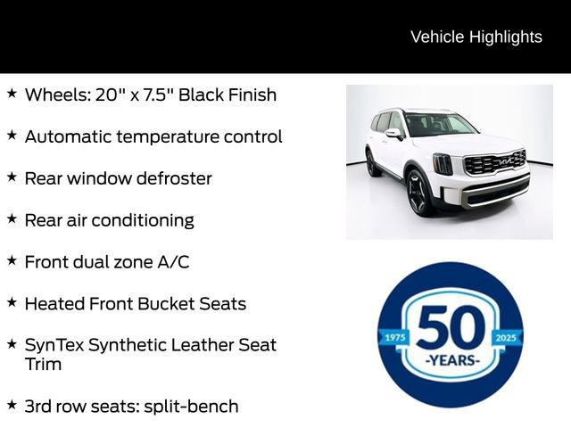 Used 2023 Kia Telluride S w/ S Sunroof Package image 11