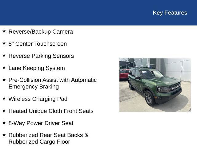 Certified 2024 Ford Bronco Sport Big Bend w/ Convenience Package AWD/4WD image 34