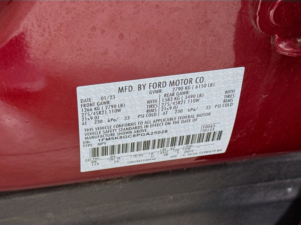 Certified 2023 Ford Explorer ST w/ Equipment Group 401A image 35