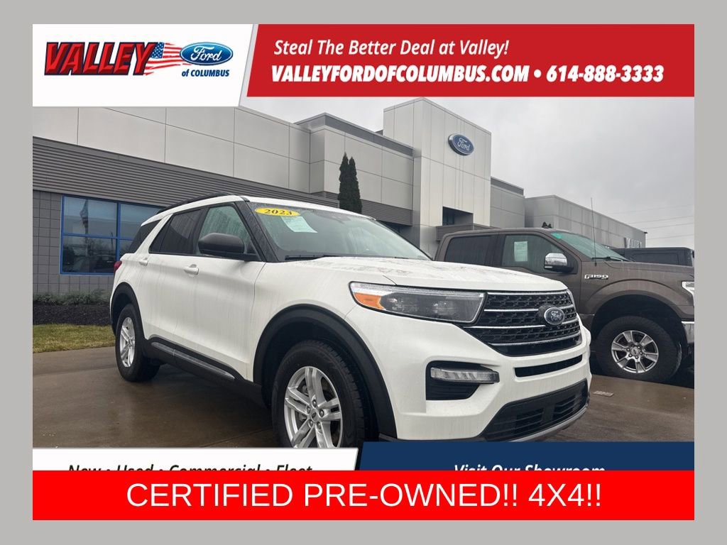 Certified 2023 Ford Explorer XLT w/ Equipment Group 202A