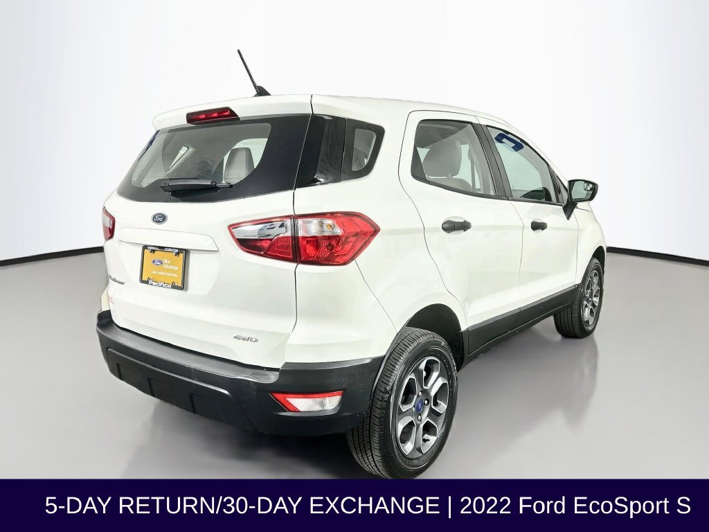 Certified 2022 Ford EcoSport S AWD/4WD image 8