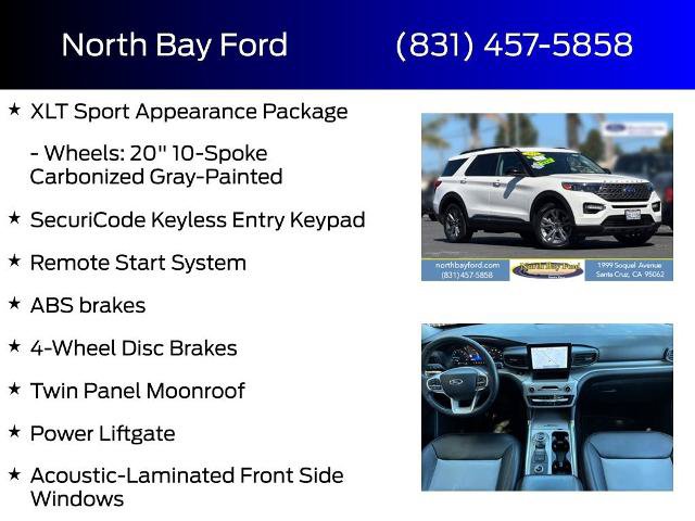 Certified 2022 Ford Explorer XLT w/ Equipment Group 202A AWD/4WD image 12