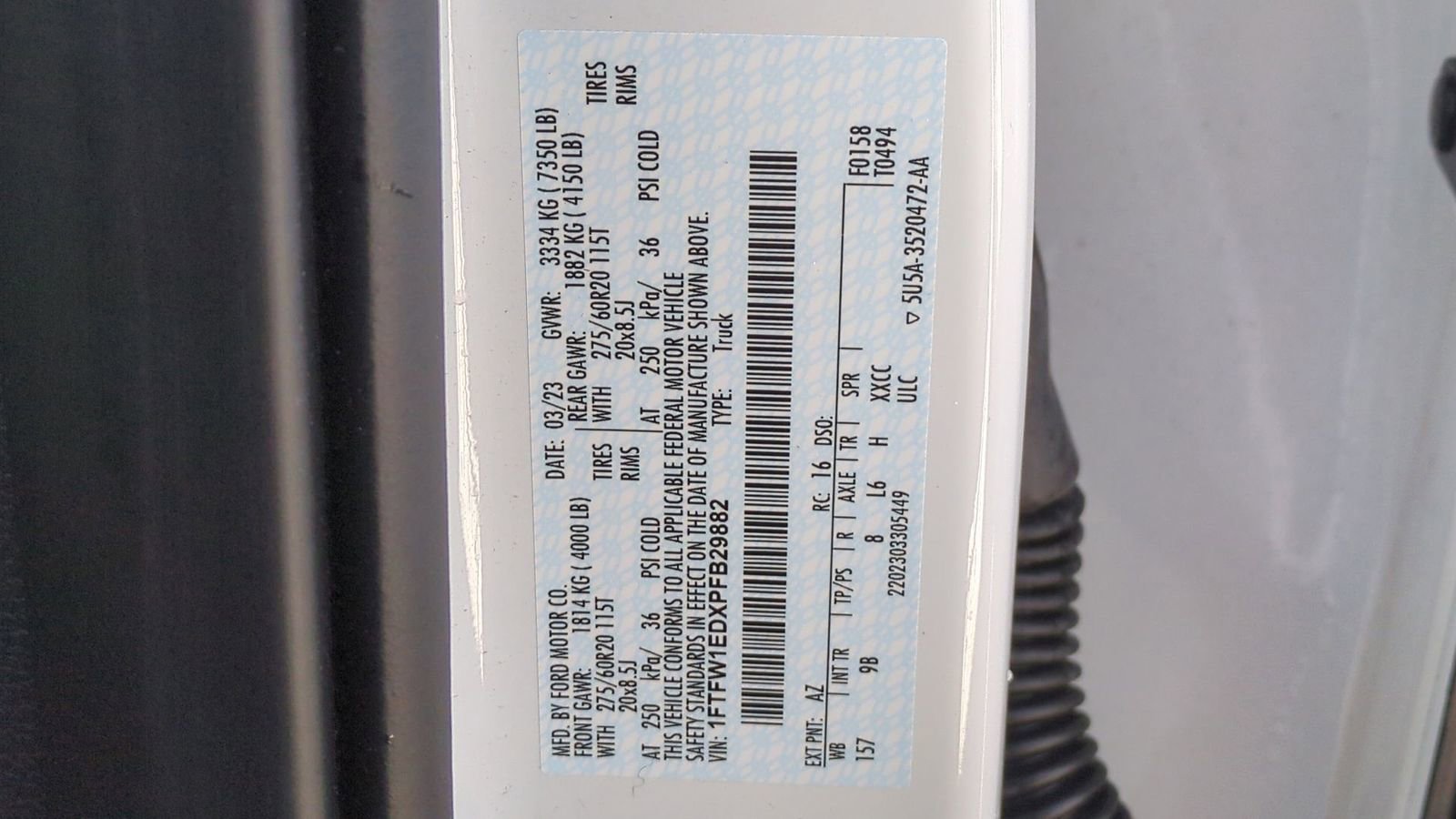 Certified 2023 Ford F150 Platinum w/ Equipment Group 701A High image 42