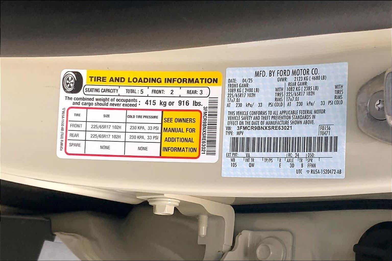 Certified 2025 Ford Bronco Sport Big Bend AWD/4WD image 31