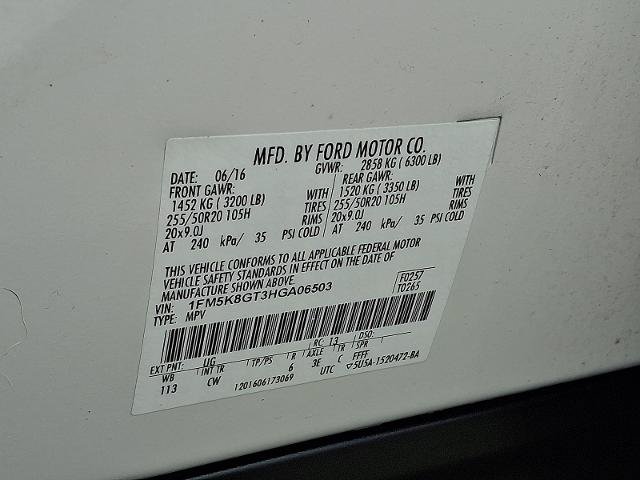 Certified 2017 Ford Explorer Sport AWD/4WD image 26