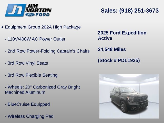 Certified 2025 Ford Expedition Active AWD/4WD image 8