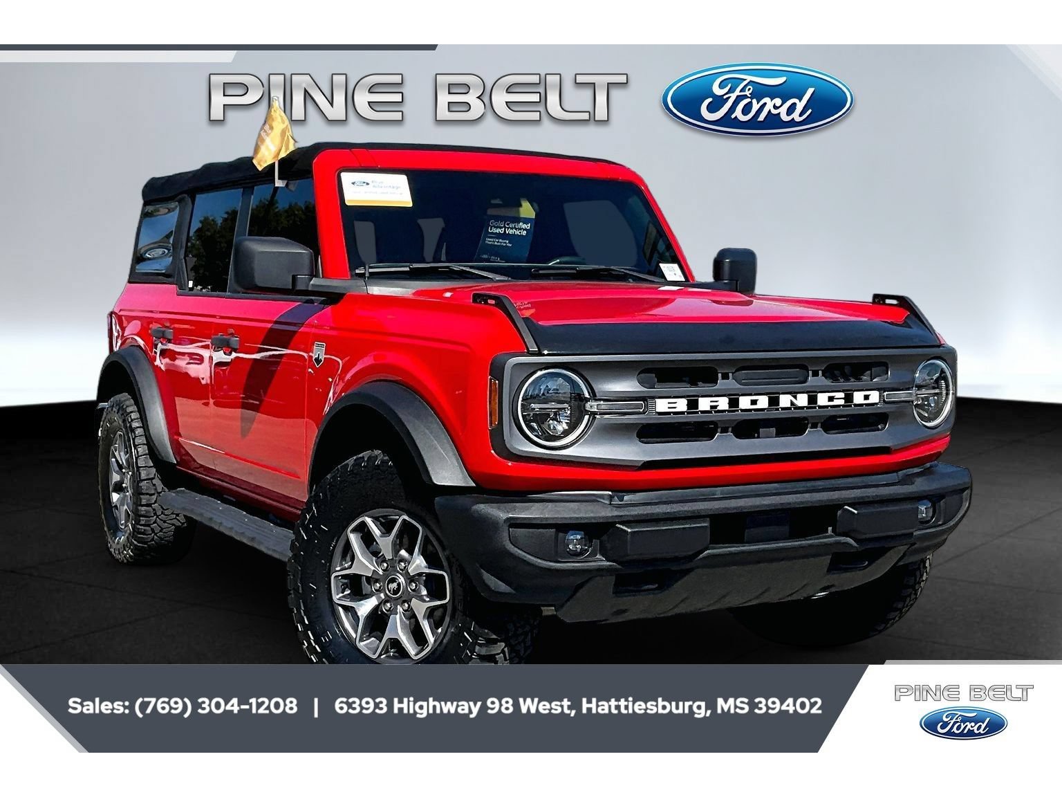 Certified 2021 Ford Bronco Big Bend