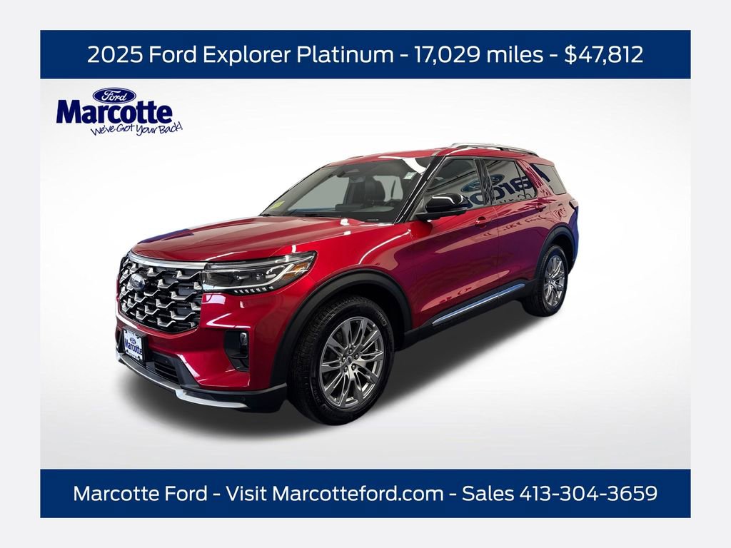 Certified 2025 Ford Explorer Platinum