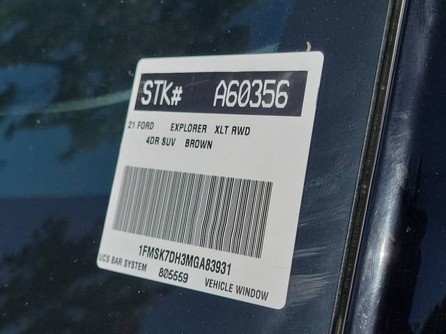 Certified 2021 Ford Explorer XLT w/ Equipment Group 202A RWD image 32