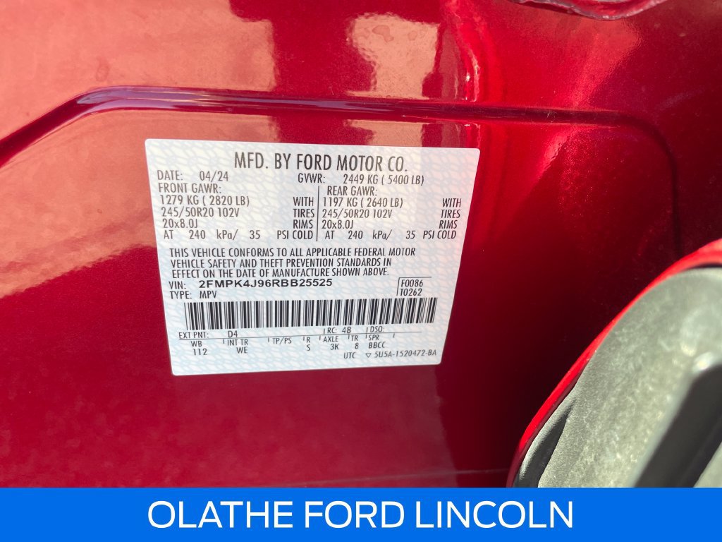 Certified 2024 Ford Edge ST-Line AWD/4WD image 17