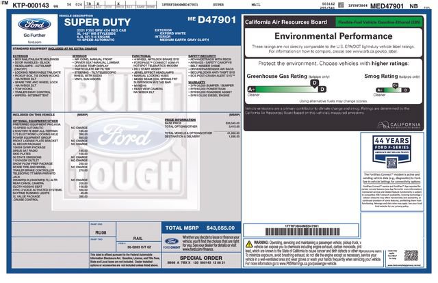 Certified 2021 Ford F350 XL w/ Power Equipment Group AWD/4WD image 32