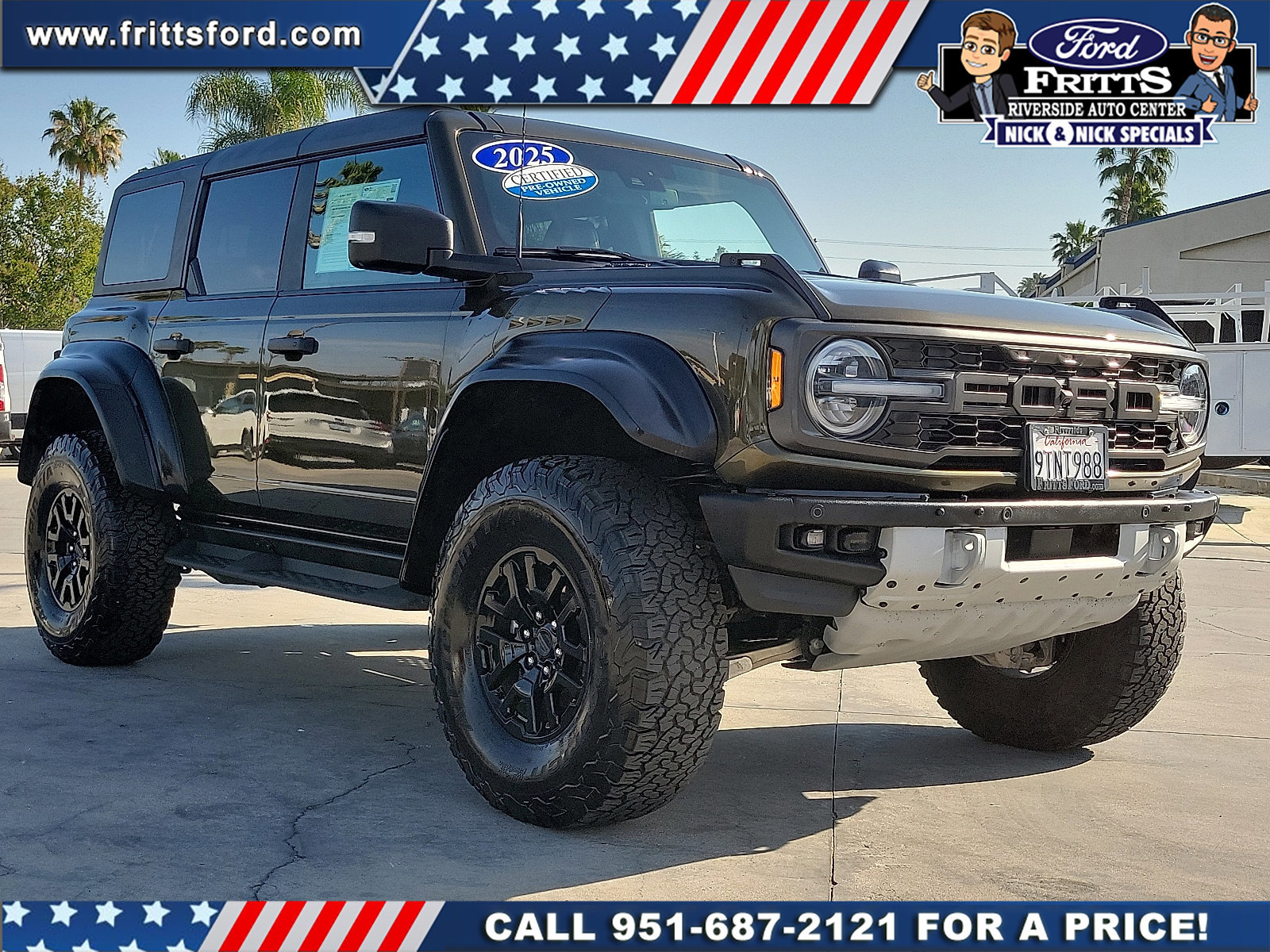 Certified 2025 Ford Bronco Raptor image 1