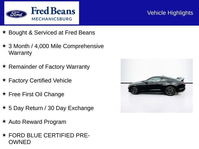 Certified 2023 Ford Mustang Coupe w/ Equipment Group 101A image 8
