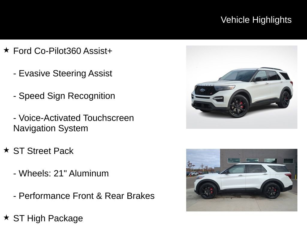 Certified 2023 Ford Explorer ST w/ Equipment Group 401A image 11