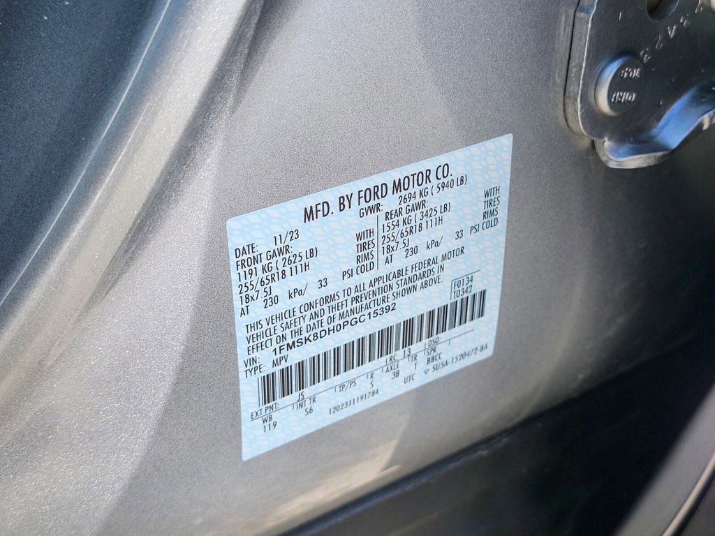 Certified 2023 Ford Explorer XLT w/ Equipment Group 202A image 35