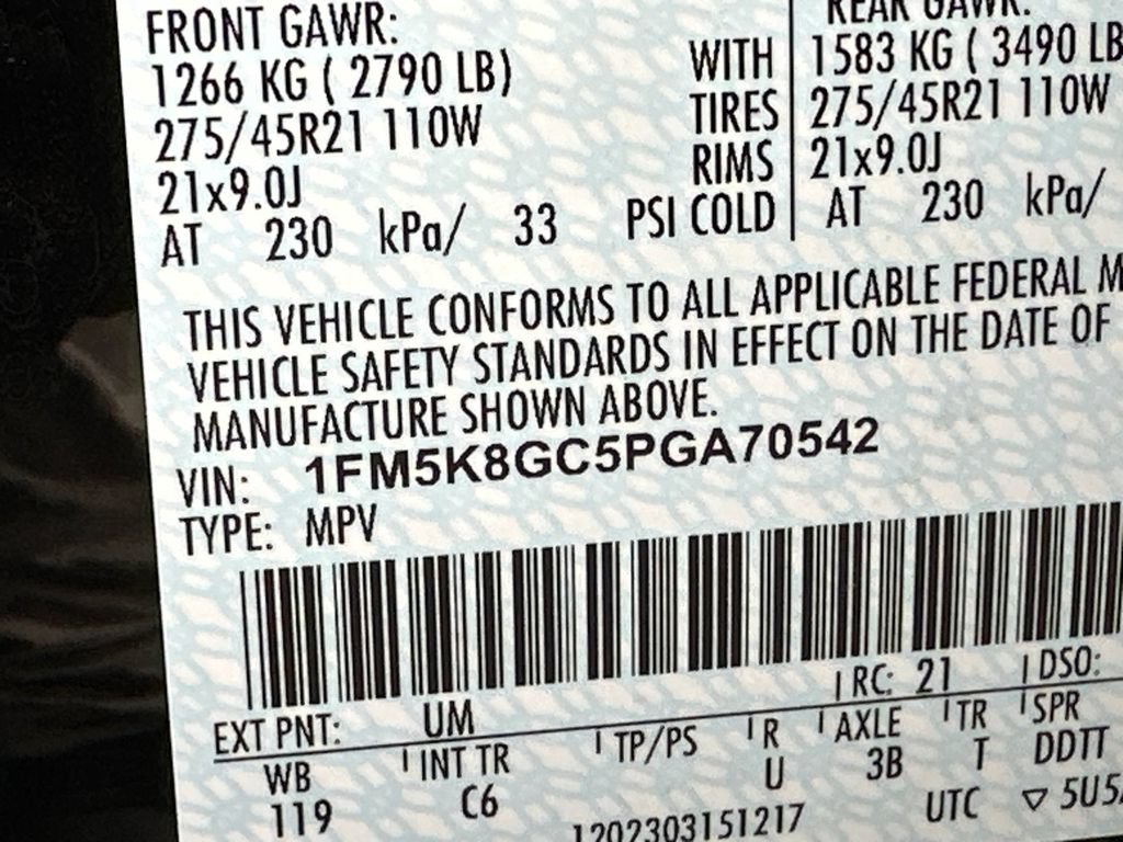 Certified 2023 Ford Explorer ST w/ Equipment Group 401A AWD/4WD image 36
