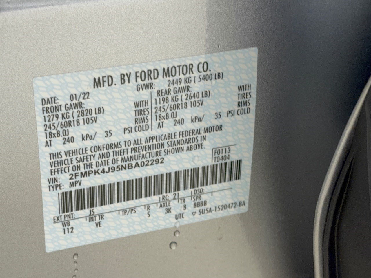 Certified 2022 Ford Edge SEL w/ Convenience Package AWD/4WD image 31